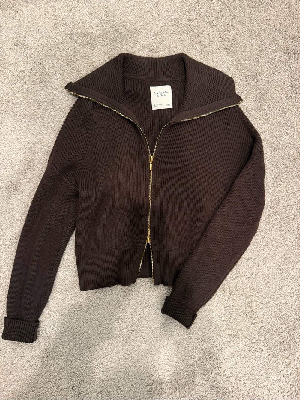Abercrombie & Fitch Dark Brown Sweater